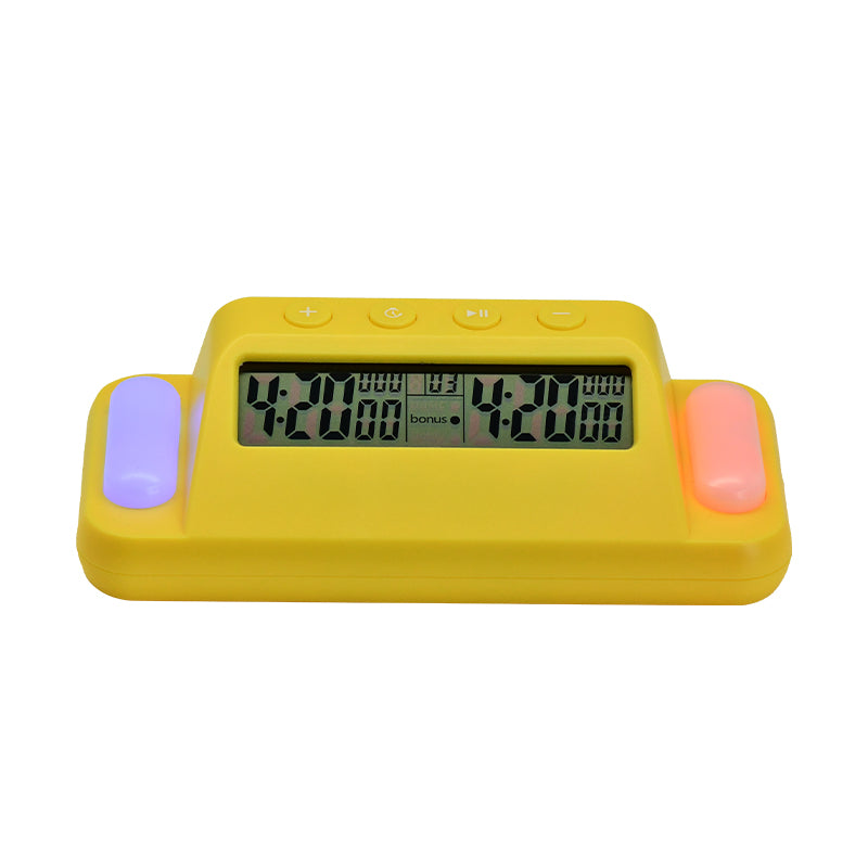Multifunctional Digital Chess Clock, Professional Timer for Board Games with Basic Time, Plus Time, Second Reading System, Mute Function