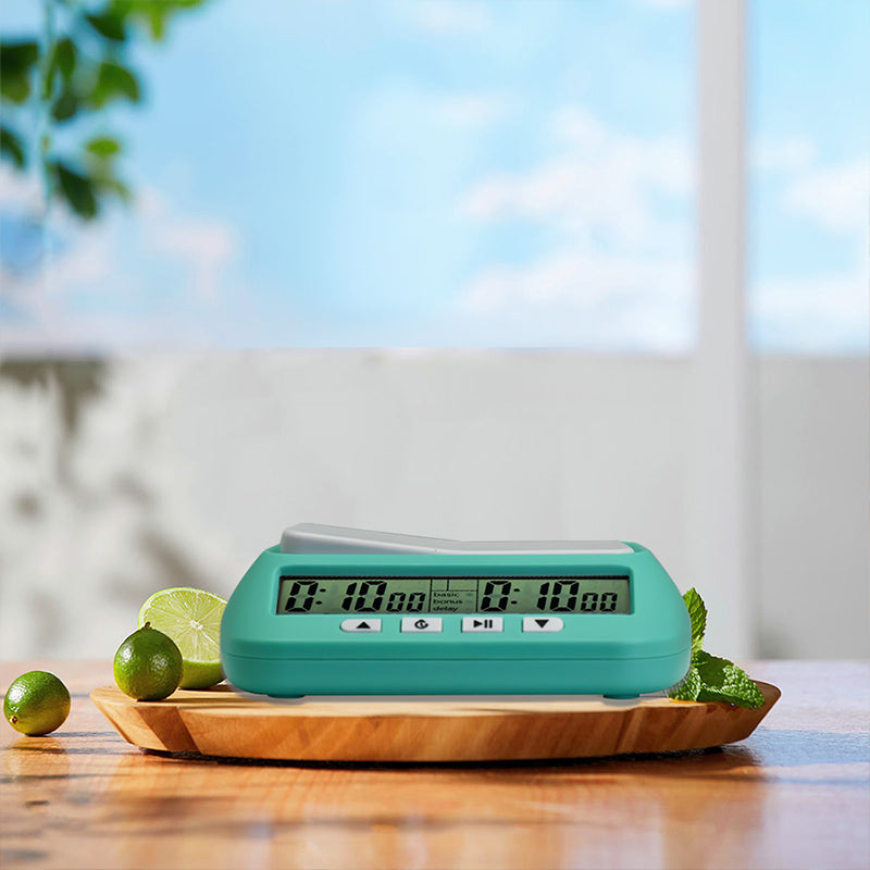 Multifunctional Chess Clock, Digital Timer for Chess, Go, Chinese Chess, Gobang – Second Reading, Plus Time, Mute Function, Lightweight