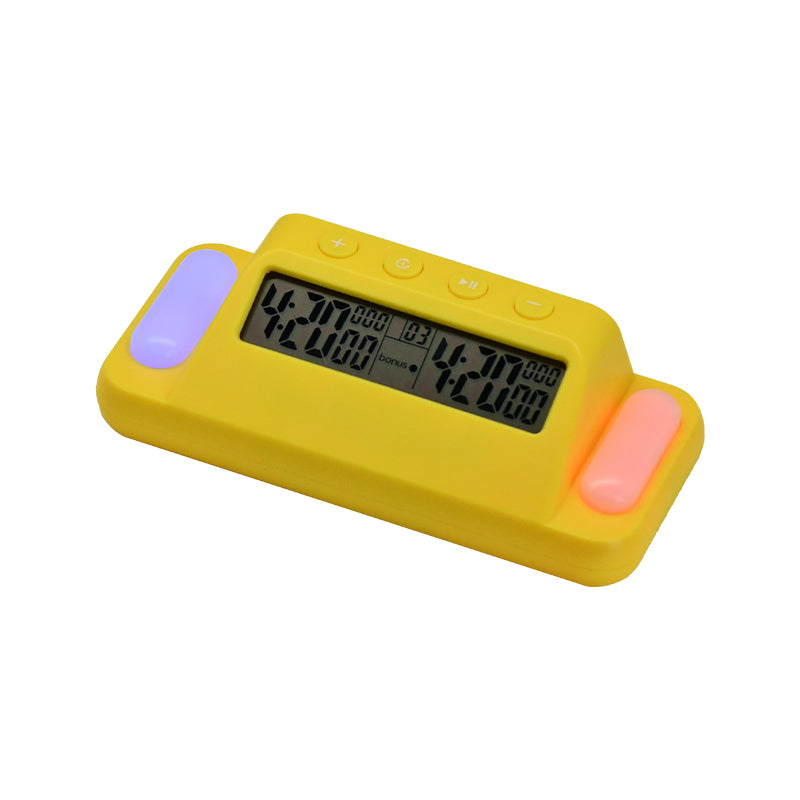 Multifunctional Digital Chess Clock, Professional Timer for Board Games with Basic Time, Plus Time, Second Reading System, Mute Function
