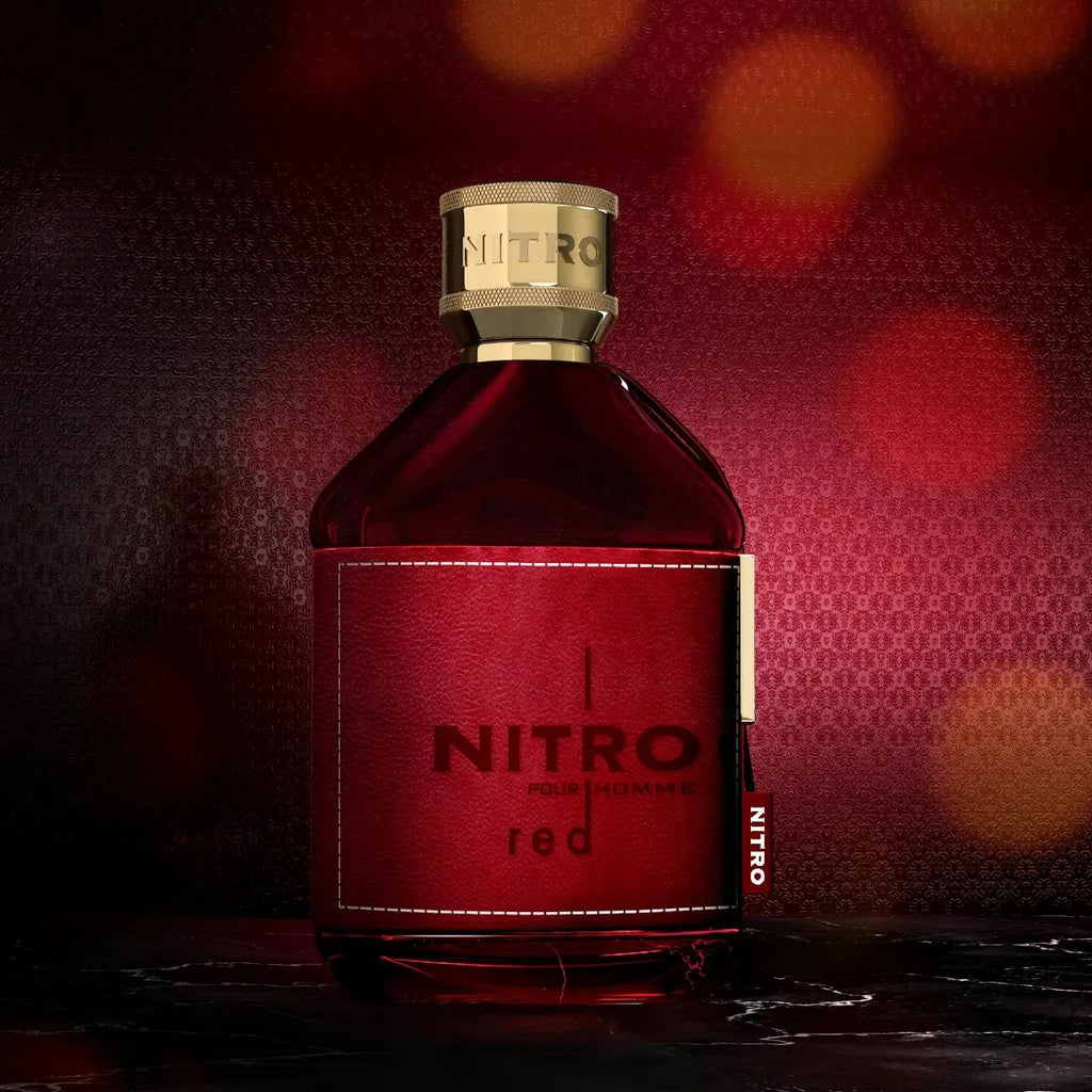 Dumont NITRO RED - 3.4oz - Eau De Parfum - Luxury Perfume for Men - Fruit, Woody, Floral & Masculine Fragrance - Long Lasting Cologne Mist & Body Spray - for Him
