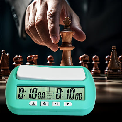 Multifunctional Chess Clock, Digital Timer for Chess, Go, Chinese Chess, Gobang – Second Reading, Plus Time, Mute Function, Lightweight