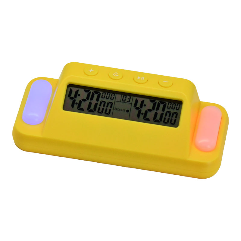 Multifunctional Digital Chess Clock, Professional Timer for Board Games with Basic Time, Plus Time, Second Reading System, Mute Function