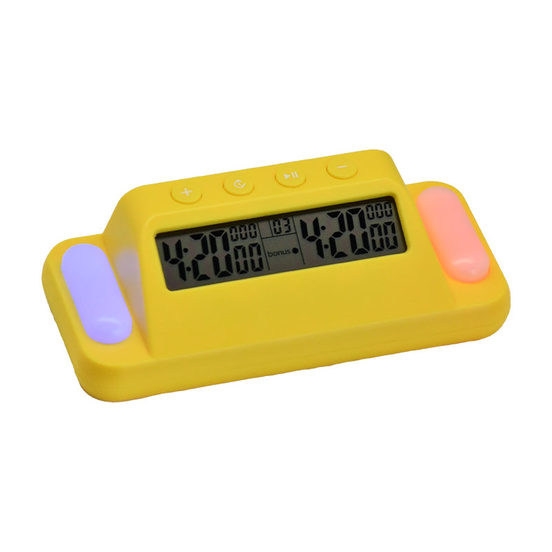 Multifunctional Digital Chess Clock, Professional Timer for Board Games with Basic Time, Plus Time, Second Reading System, Mute Function